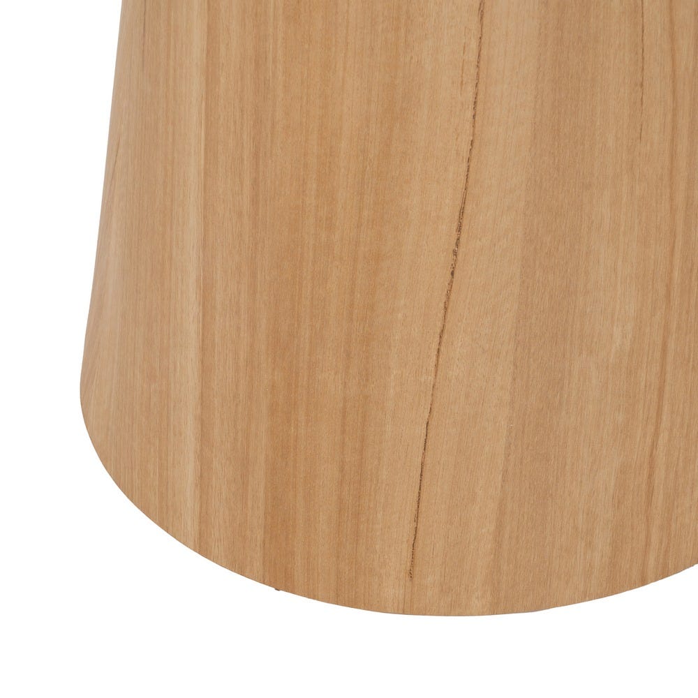 Mesa De Jantar Branco-Natural 120 X 120 X 75 Cm - Image 4