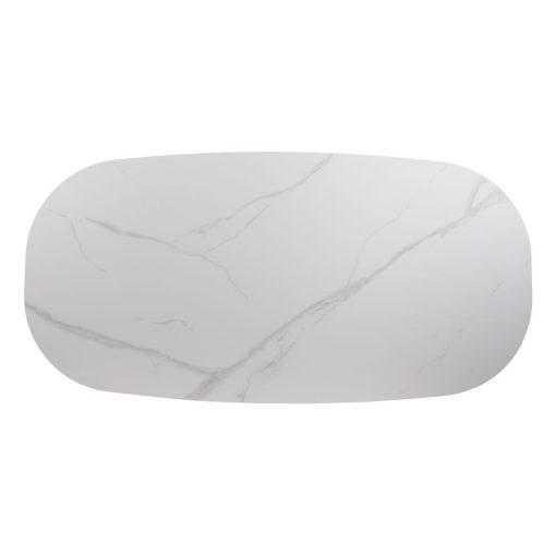 Mesa De Jantar Branco-Natural 180 X 90 X 75 Cm - Image 3