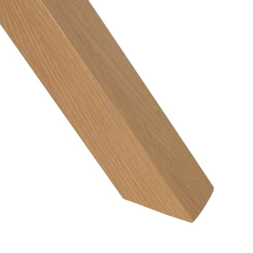 Mesa De Jantar Branco-Natural Mdf-Metal 120 X 120 X 76 Cm - Image 5