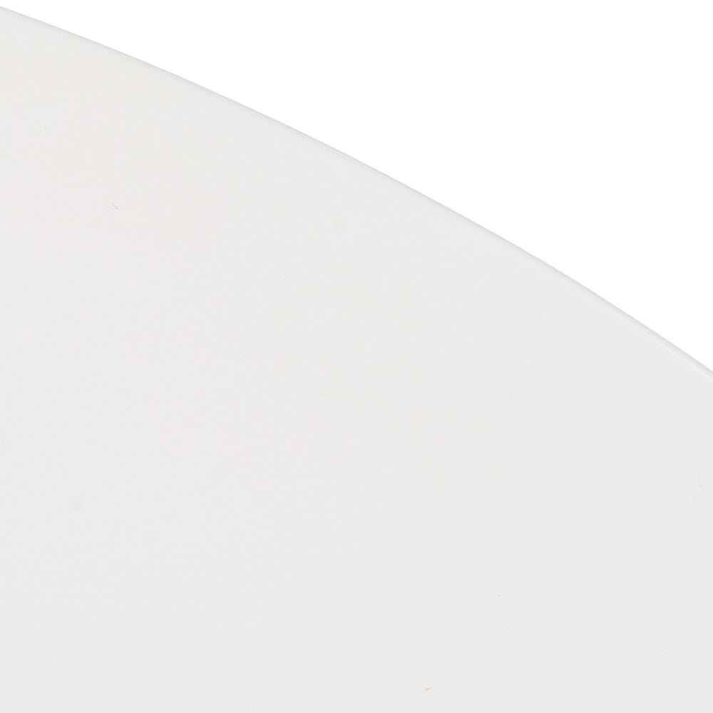 Mesa De Jantar Branco-Natural Mdf-Metal 120 X 120 X 76 Cm - Image 7