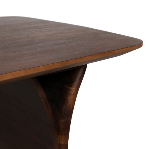 Mesa De Jantar Castanho Madeira De Acácia 180 X 90 X 76 Cm - Image 3