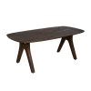Mesa De Jantar Castanho Madeira Mango Room 200 X 100 X 76 Cm