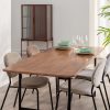 Mesa De Jantar Castanho-Negro 180 X 80 X 76 Cm