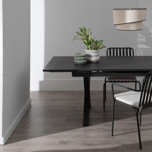Mesa De Jantar Extensivél Antracite 180 X 100 X 77 Cm - Image 7