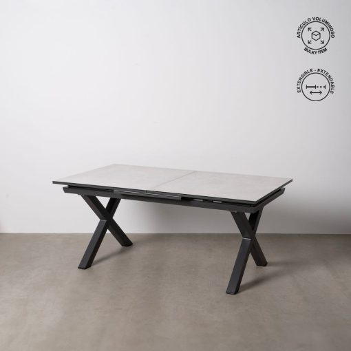 Mesa De Jantar Extensivél Branco 180 X 100 X 77 Cm - Image 2