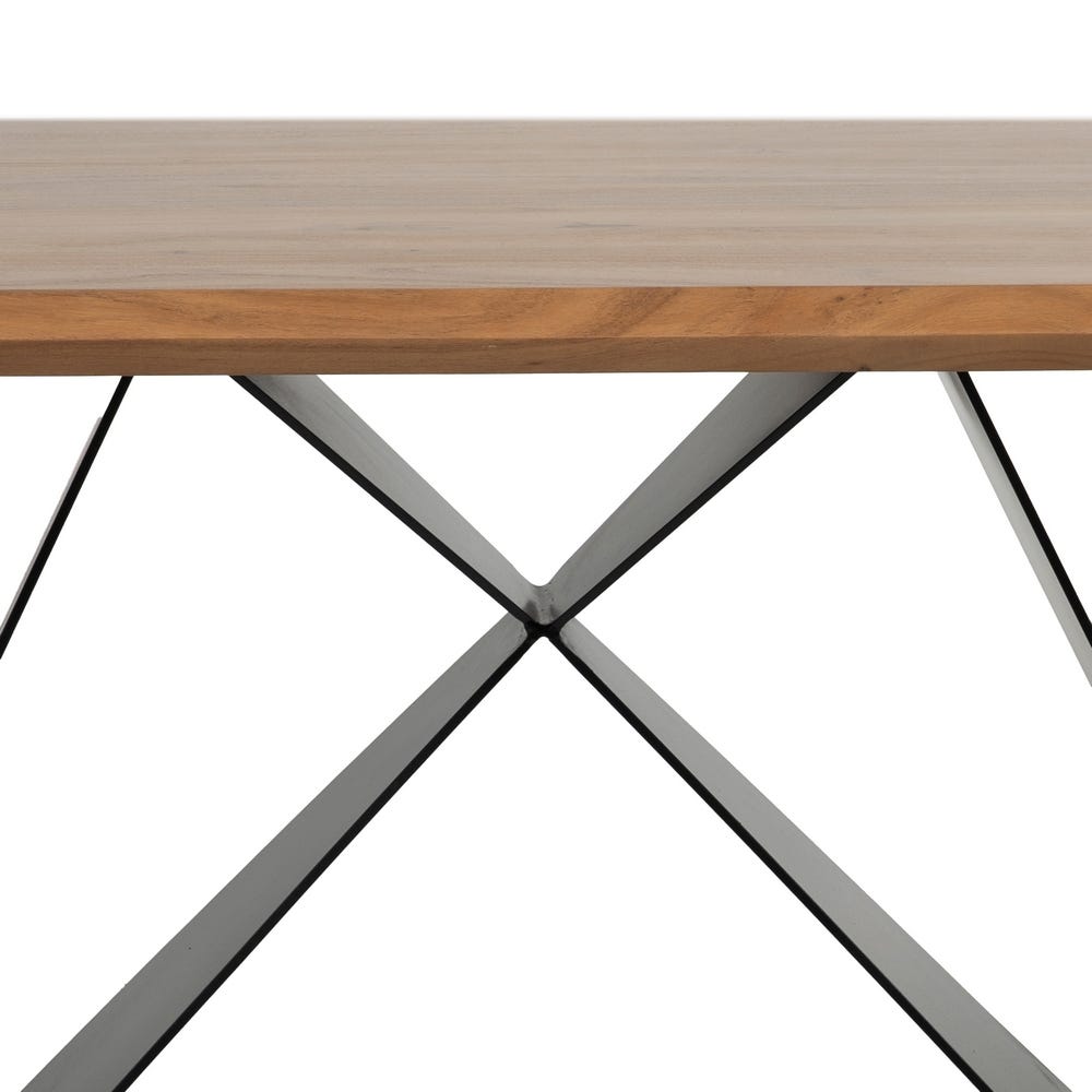 Mesa De Jantar Madeira-Metal Room 170 X 90 X 77 Cm - Image 4