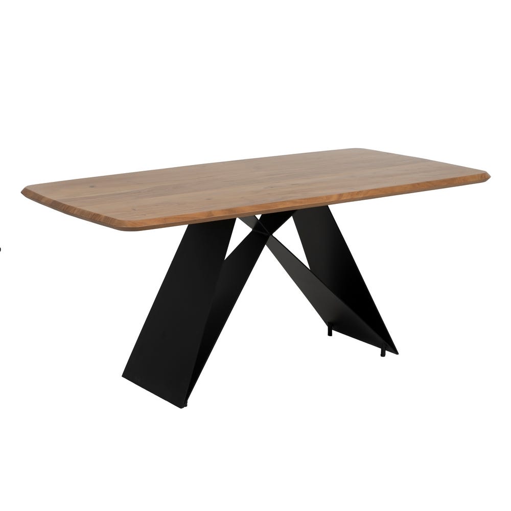 Mesa De Jantar Madeira-Metal Room 170 X 90 X 77 Cm