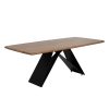 Mesa De Jantar Madeira-Metal Room 200 X 100 X 77 Cm
