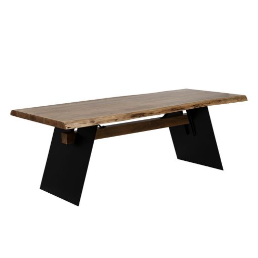 Mesa De Jantar Madeira-Metal Room 220 X 100 X 77 Cm