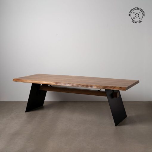 Mesa De Jantar Madeira-Metal Room 260 X 100 X 77 Cm - Image 2