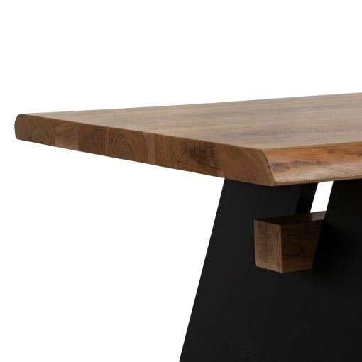 Mesa De Jantar Madeira-Metal Room 260 X 100 X 77 Cm - Image 3