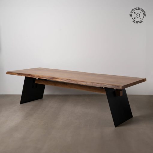 Mesa De Jantar Madeira-Metal Room 300 X 100 X 77 Cm - Image 2