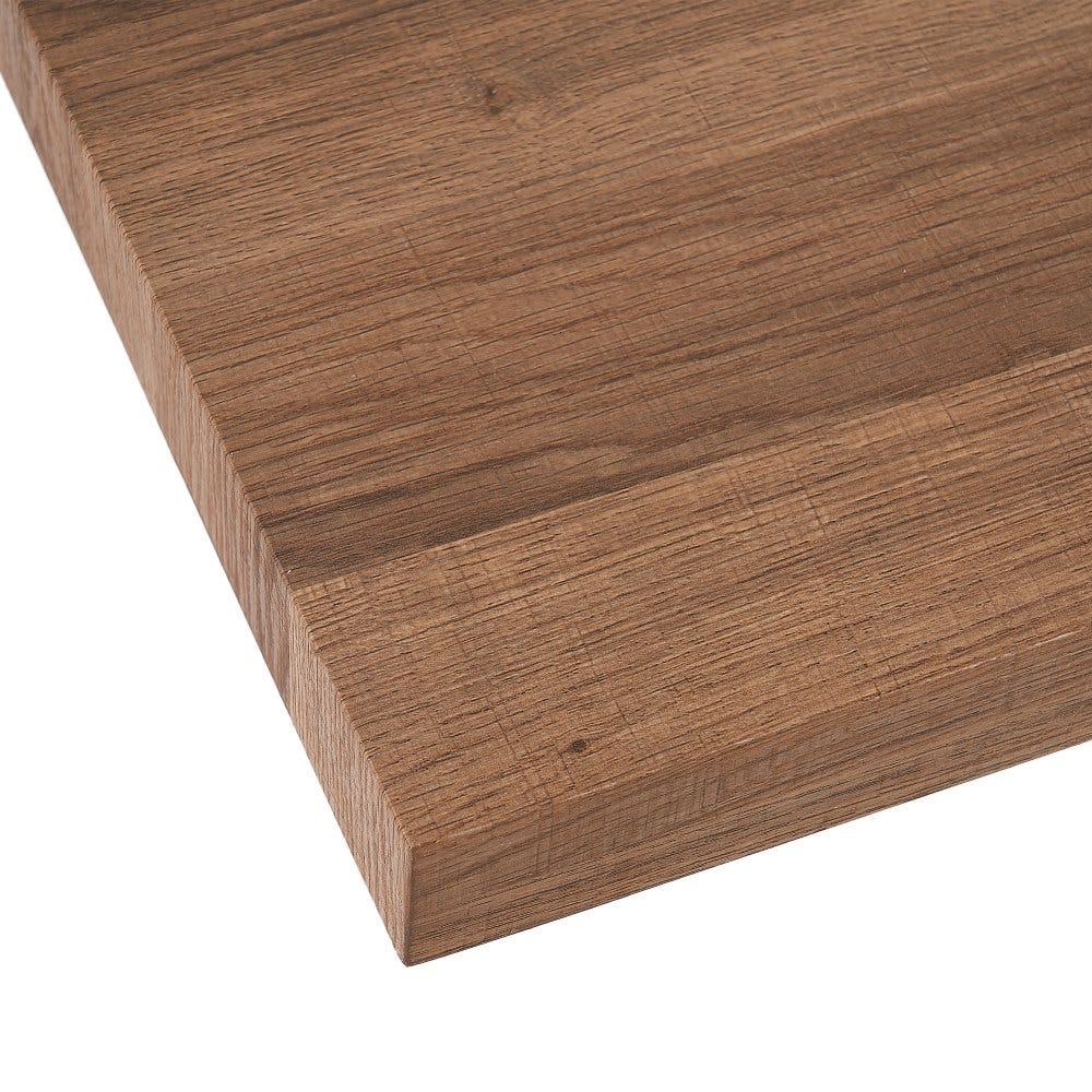 Mesa De Jantar Natural-Branco Mdf-Metal 160 X 90 X 76 Cm - Image 3
