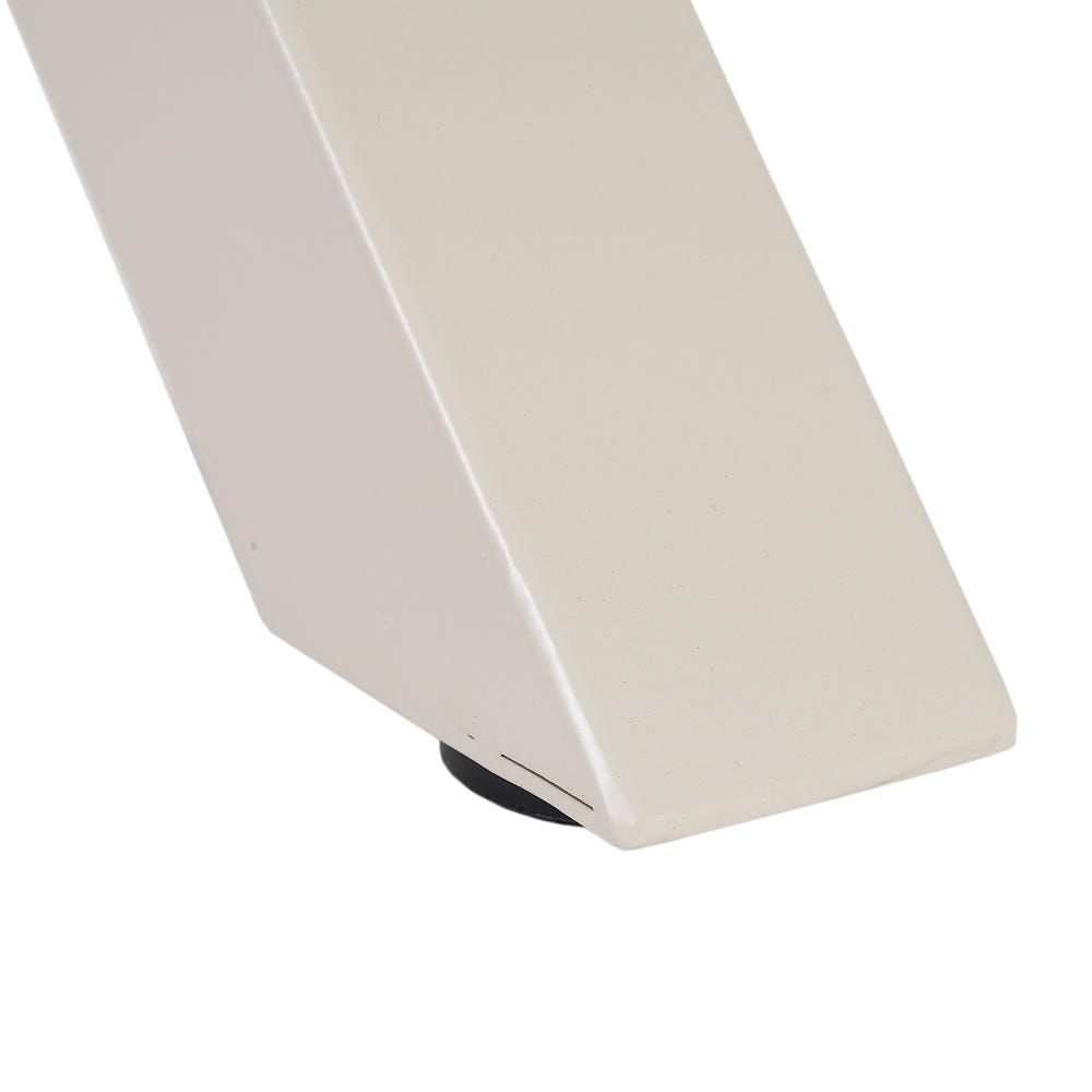 Mesa De Jantar Natural-Branco Mdf-Metal 160 X 90 X 76 Cm - Image 5