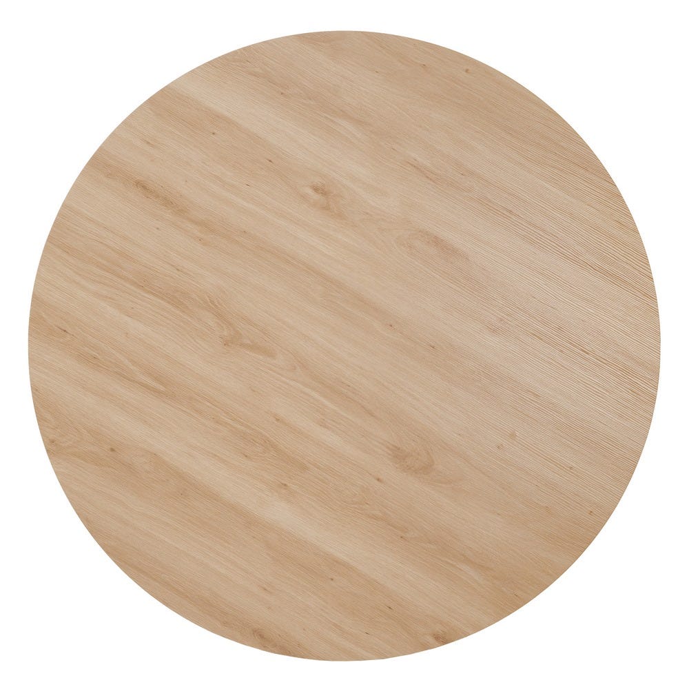 Mesa De Jantar Natural-Creme Mdf-Metal 120 X 120 X 75 Cm - Image 5