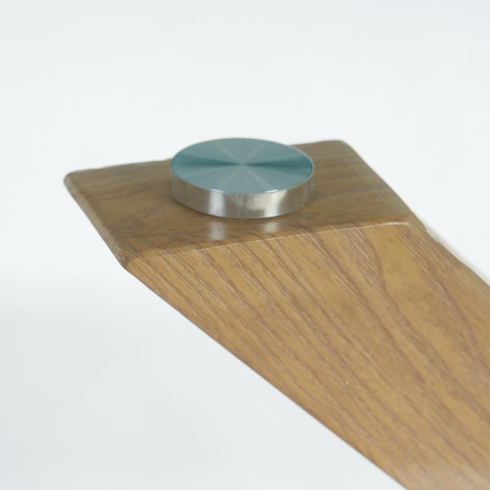 Mesa De Jantar Natural Cristal-Metal 120 X 120 X 76 Cm - Image 3