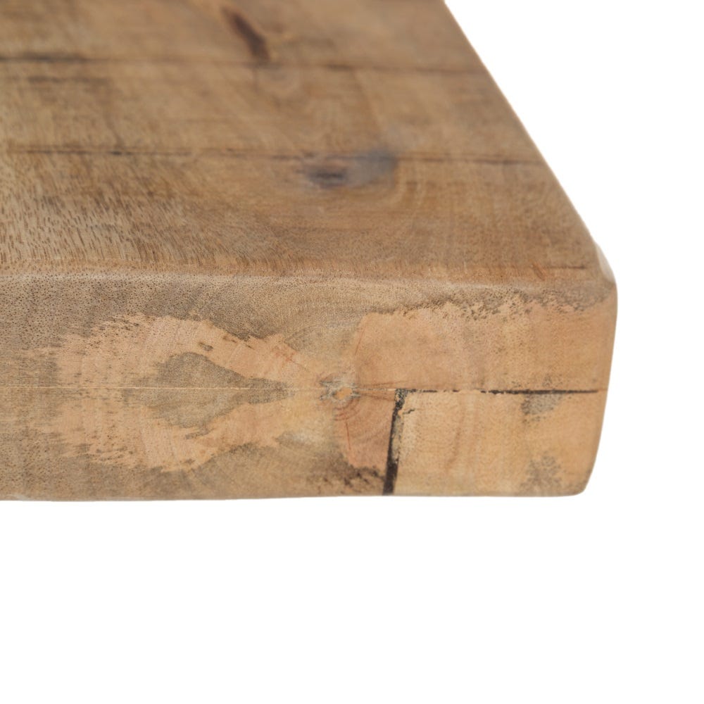 Mesa De Jantar Natural-Preto 130 X 130 X 76 Cm - Image 3