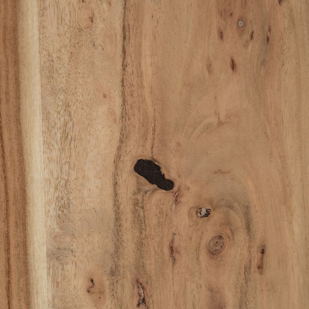 Mesa De Jantar Natural-Preto 160 X 90 X 76 Cm - Image 3