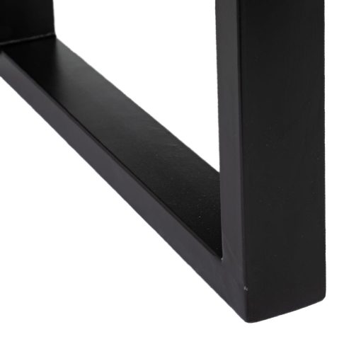Mesa De Jantar Natural-Preto 160 X 90 X 76 Cm - Image 4