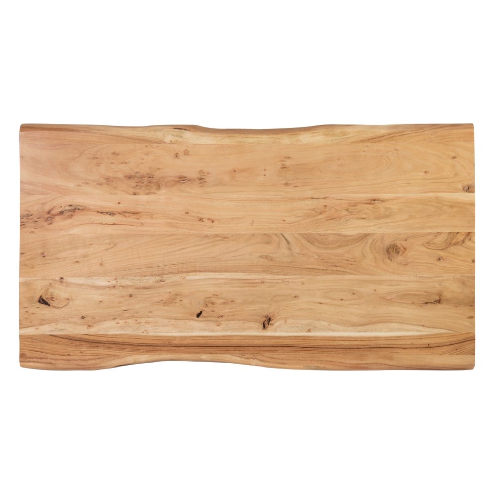 Mesa De Jantar Natural-Preto 160 X 90 X 76 Cm - Image 5