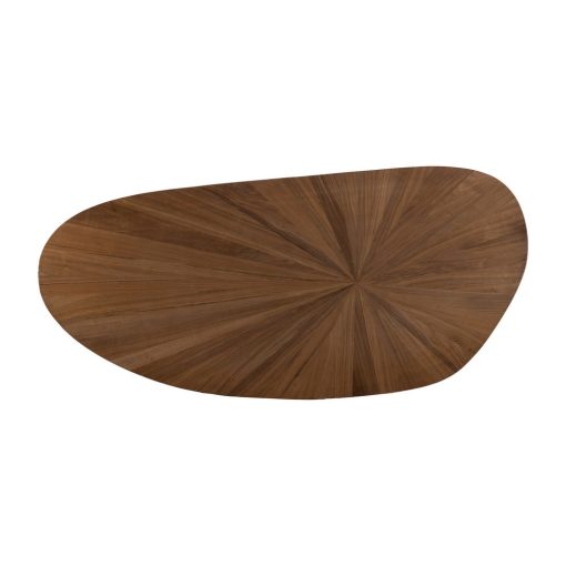 Mesa De Jantar Natural-Preto Mdf-Metal 178 X 80 X 77 Cm - Image 5