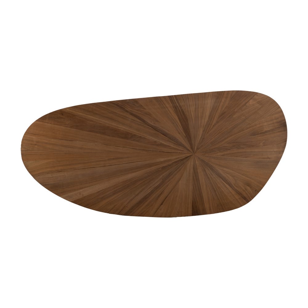 Mesa De Jantar Natural-Preto Mdf-Metal 178 X 80 X 77 Cm - Image 5