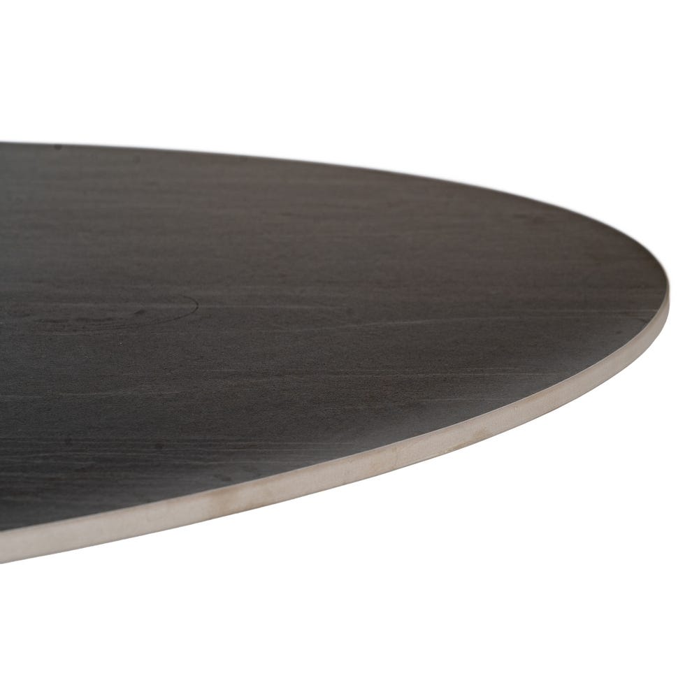 Mesa De Jantar Preto-Castanho 120 X 120 X 75 Cm - Image 3