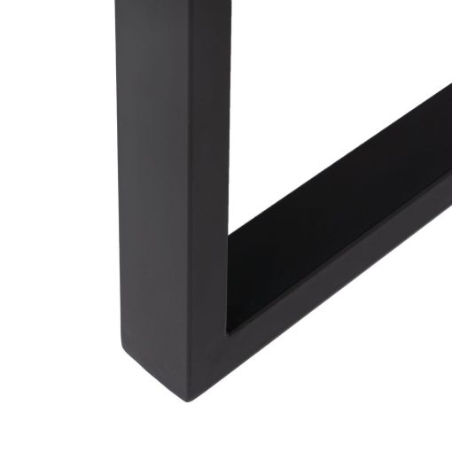 Mesa De Jantar Preto-Castanho 160 X 90 X 76 Cm - Image 3