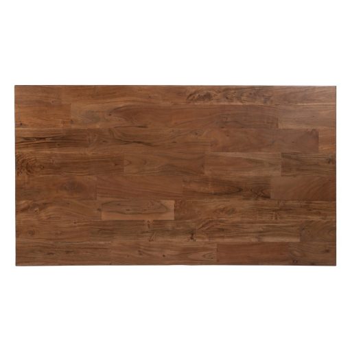 Mesa De Jantar Preto-Castanho 160 X 90 X 76 Cm - Image 5