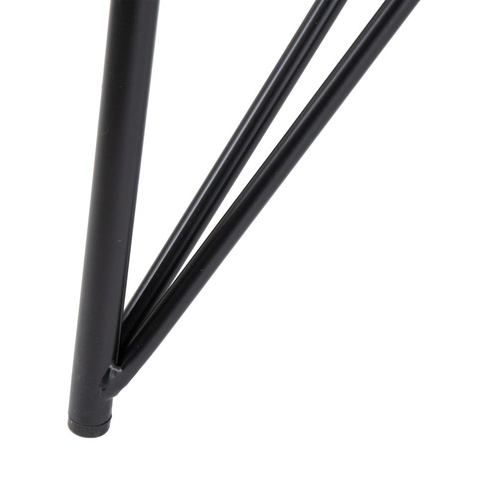 Mesa De Jantar Preto Metal-Cristal Room 140 X 80 X 75 Cm - Image 7