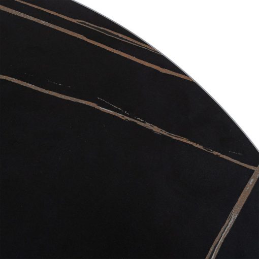 Mesa De Jantar Preto Pedra Sinterizada 100 X 100 X 75 Cm - Image 3