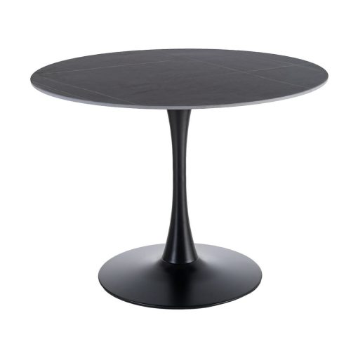 Mesa De Jantar Preto Pedra Sinterizada 100 X 100 X 75 Cm - Image 4