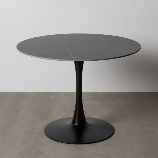 Mesa De Jantar Preto Pedra Sinterizada 100 X 100 X 75 Cm - Image 5