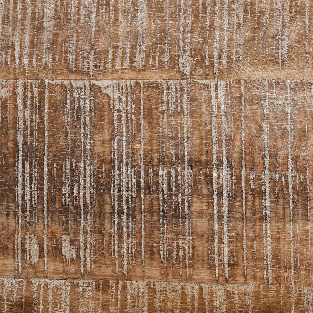 Mesa De Jantar Redonda Branco Decapagem 150 X 150 X 76 Cm - Image 5