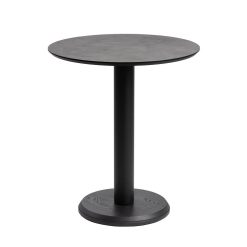 Mesa Grafite/Antracito Metal-Madeira 65 X 65 X 75 Cm