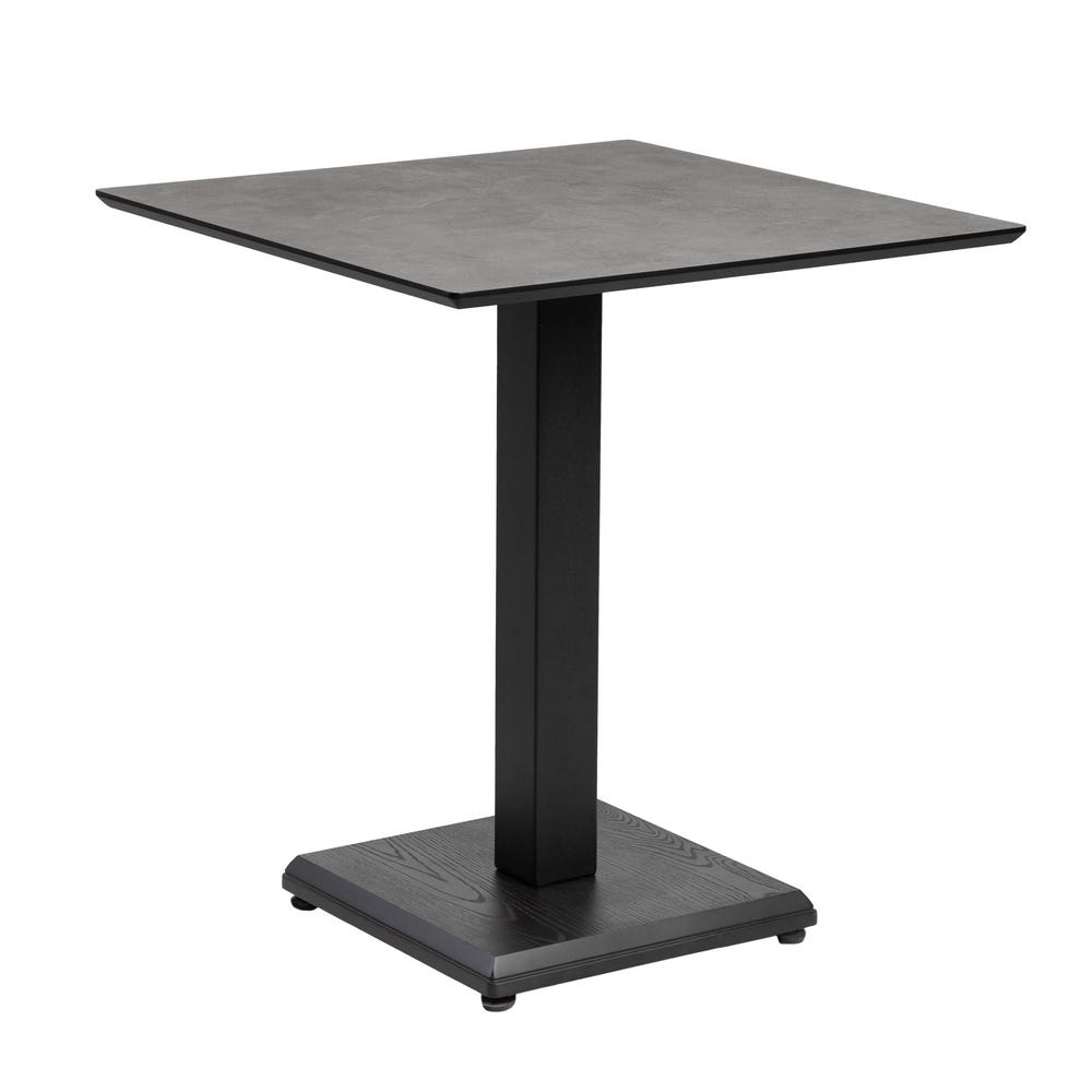 Mesa Grafite/Antracito Metal-Madeira 68 X 68 X 75 Cm