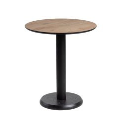 Mesa Natural Metal-Madeira Contract 65 X 65 X 75 Cm