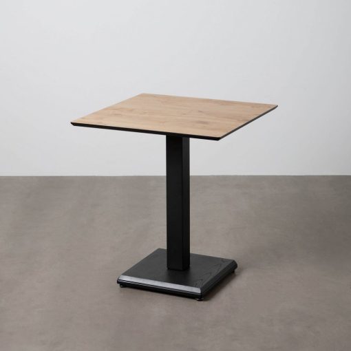 Mesa Natural Metal-Madeira Contract 68 X 68 X 75 Cm - Image 4