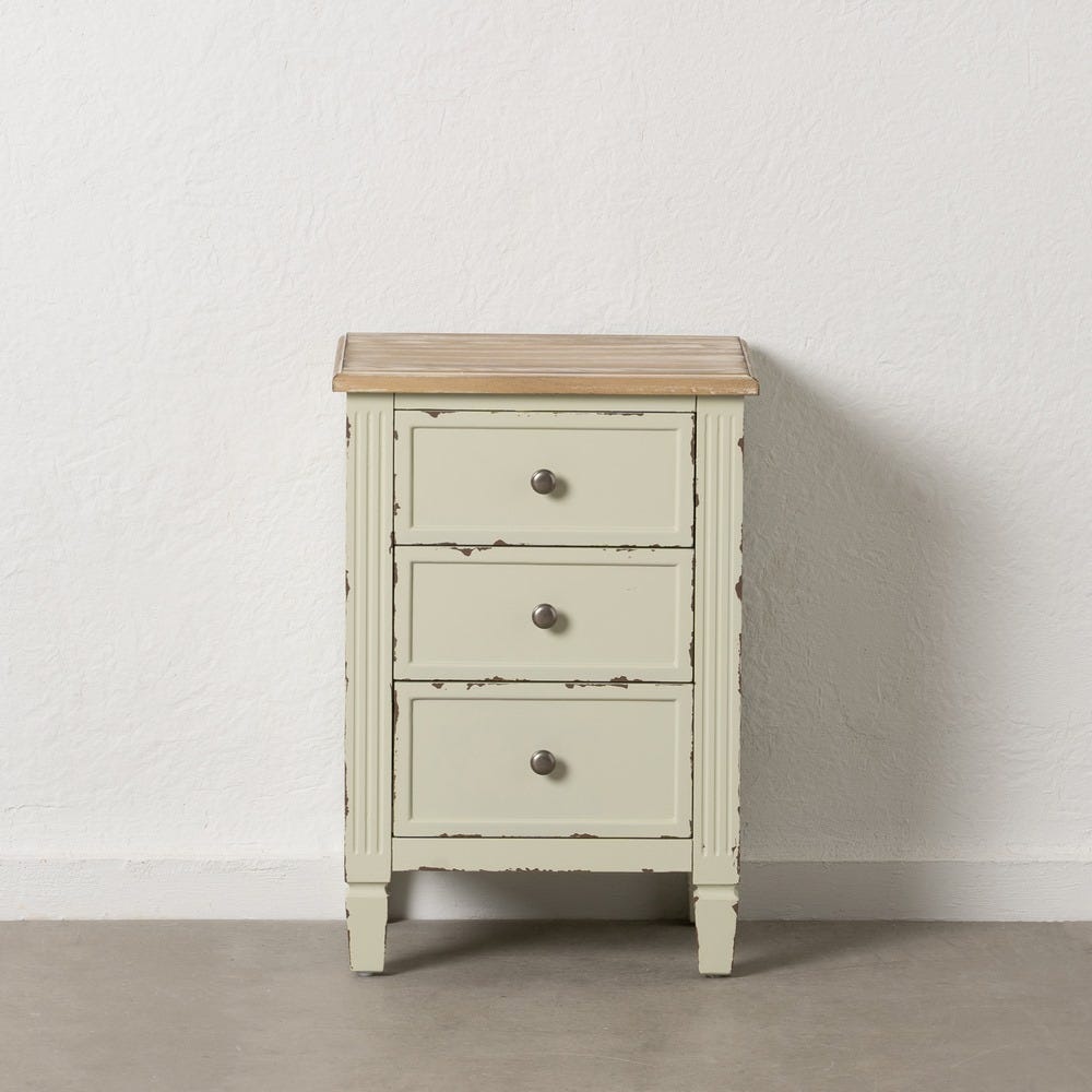 Mesinha Beige Madeira 45 X 35 X 65 Cm - Image 2