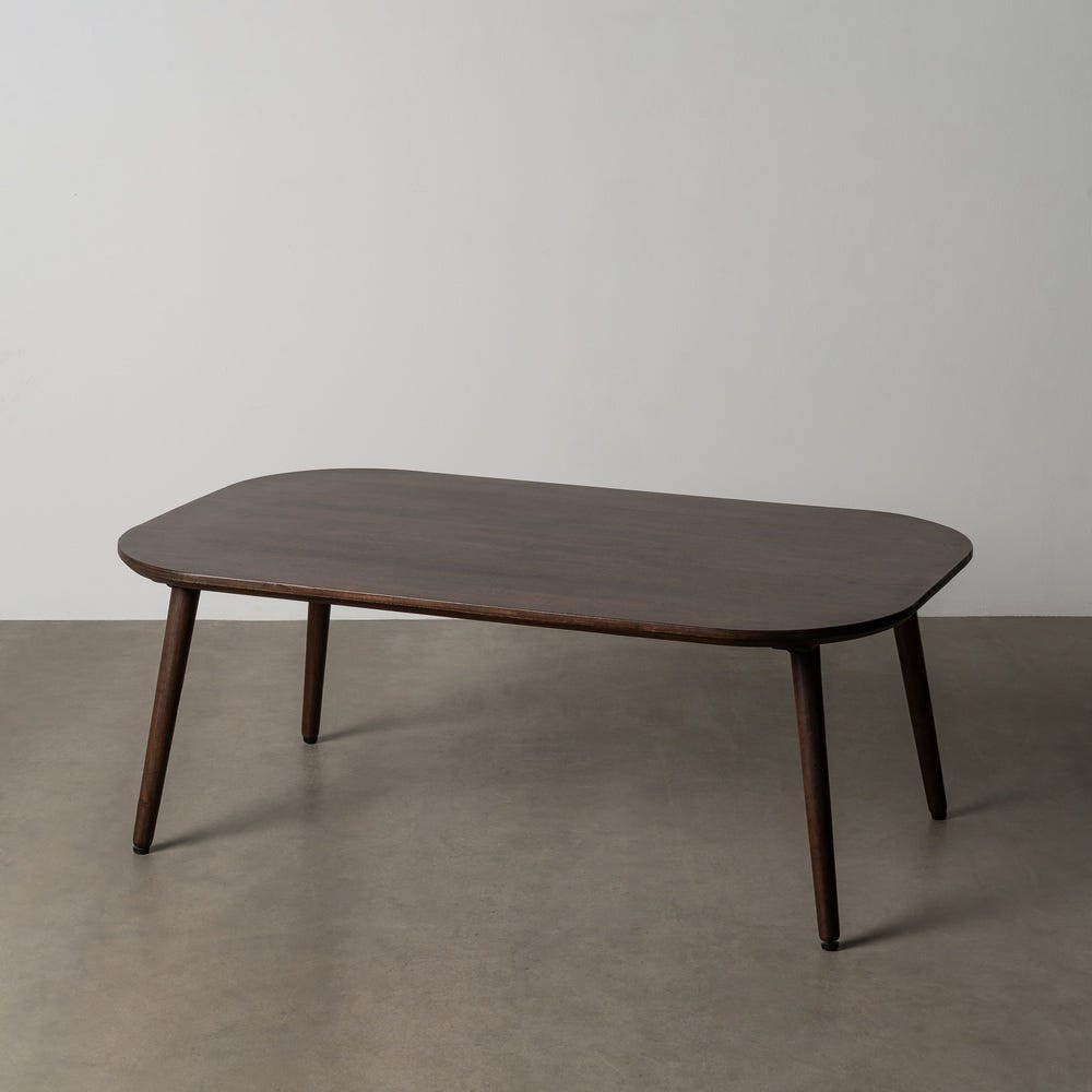 Mesinha Castanho Escuro Madeira Mango 115 X 70 X 43 Cm