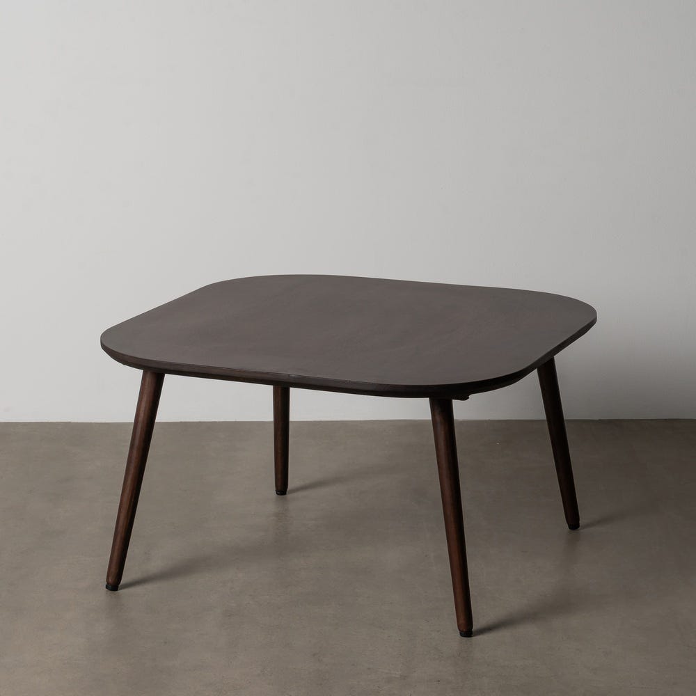 Mesinha Castanho Escuro Madeira Mango 80 X 80 X 45 Cm