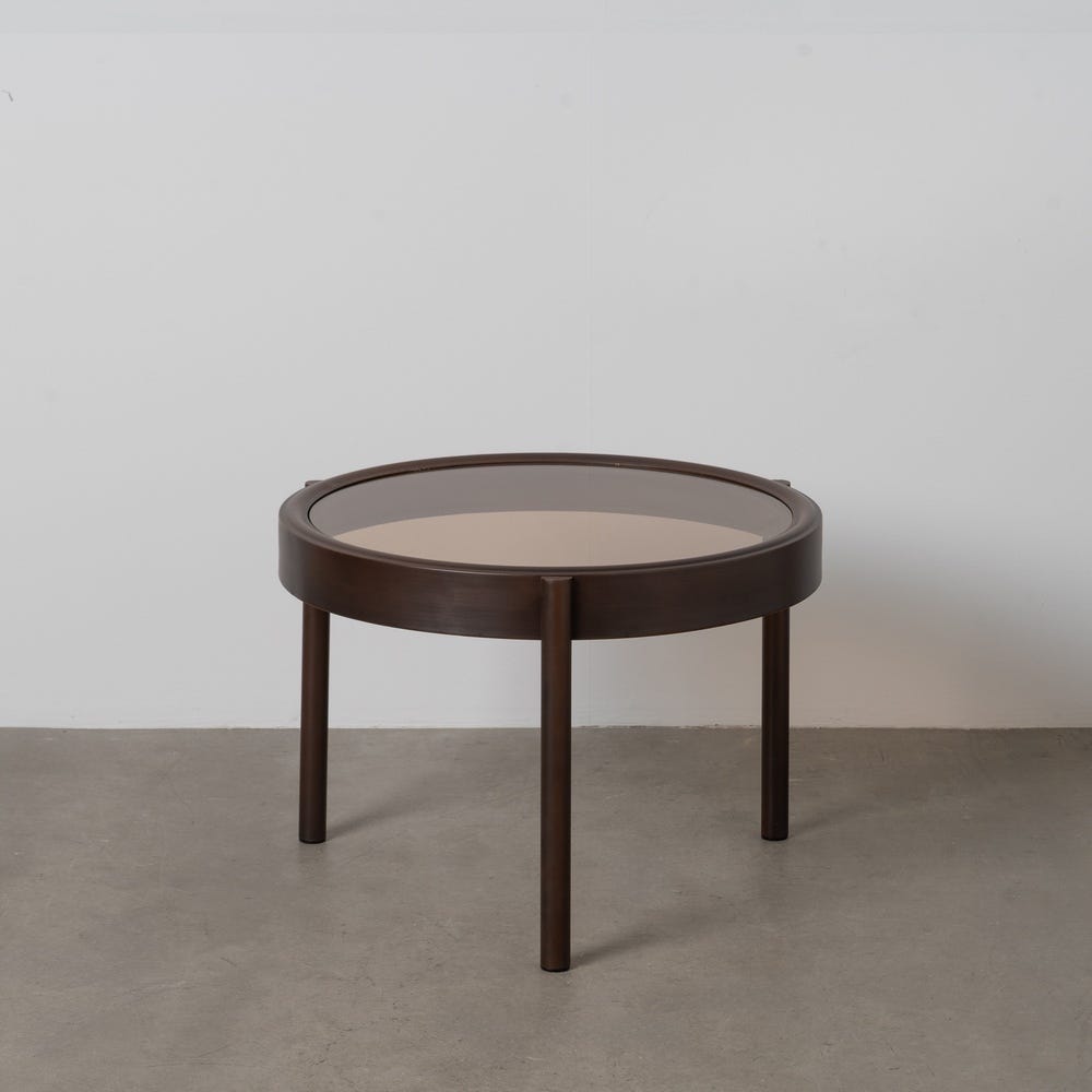 Mesinha Castanho Escuro Metal-Cristal 61