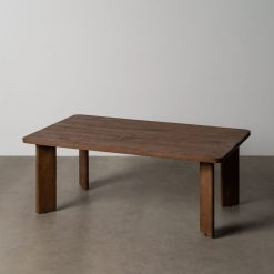 Mesinha Castanho Madeira Mango 115 X 70 X 43 Cm