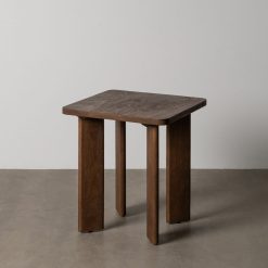 Mesinha Castanho Madeira Mango 50 X 50 X 55 Cm