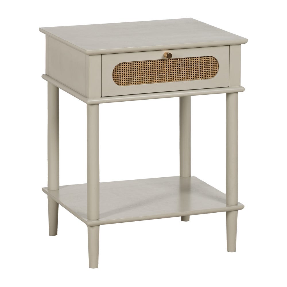 Mesinha Cinza Brilhante Mdf- 48 X 40 X 61