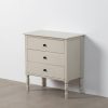 Mesinha Cinza Brilhante Mdf- 61 X 33 X 66 Cm