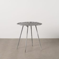Alternative view of Mesinha Cinza Metal 55 X 55 X 61 Cm