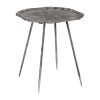 Mesinha Cinza Metal 55 X 55 X 61 Cm