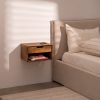 Mesinha Flutuante Mel Madeira Mango 40 X 25 X 23 Cm