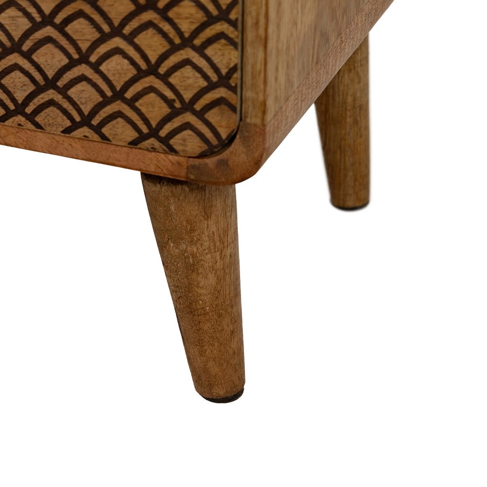 Mesinha Natural Madeira Mango 29,50 X 25,50 X 64 Cm - Image 3